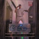 CHRISTIAN GARCIA 2004 DONRUSS ELITE EXTRA ED. TURN OF THE CENTURY AUTO ROOKIE RC #D/100 #272 YANKEES