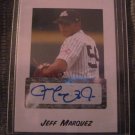 JEFF MARQUEZ  2003 JUST MINORS JUST ROOKIES AUTO ROOKIE RC #45 YANKEES