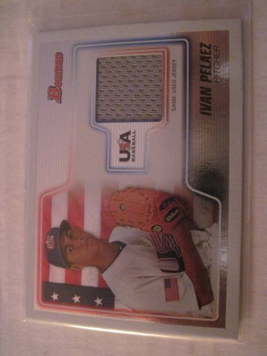 IVAN PELAEZ BOWMAN DRAFT USA BASEBALL 16U NATIONAL TEAM JERSEY RC #D/949