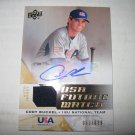 CODY BUCKEL 2009 UD SIGNATURE STARS USA FUTURE WATCH GAME JERSEY AUTO #D/899 RANGERS