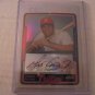 MIKE COSTANZO 2005 TOPPS CHROME UPDATE REFRACTOR AUTO RC #D/500 PHILLIES / REDS