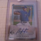 ALEX TORRES 2011 BOWMAN PROSPECTS AUTO RC RAYS / PADRES / PADRES