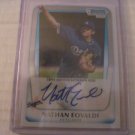 NATHAN EOVALDI 2011 BOWMAN CHROME PROSPECTS AUTO RC DODGERS / MARLINS