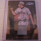 CODY SATTERWHITE 2008 PLAYOFF PRIME CUTS "STITCHING" JERSEY AUTO RC #D/249 TIGERS / METS