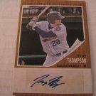 TONY THOMPSON 2011 TOPPS HERITAGE MINORS REAL ONE AUTO RC #D/861 ATHLETICS