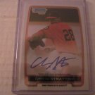 CHRIS STRATTON 2012 BOWMAN CHROME AUTO RC ORIOLES