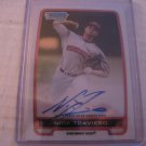 NICK TRAVIESO 2012 BOWMAN CHROME AUTO RC REDS