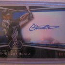 VINNIE CATRICALA 2012 BOWMAN PLATINUM BLUE REFRACTOR AUTO RC #D 001/199 MARINERS EBAY 1/1!!!