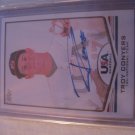TROY COYERS 2011 TOPPS USA 18U NATIONAL TEAM ON CARD BLUE INK AUTO RC