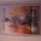 JEFF GELALICH 2012 LEAF VALIANT DRAFT ORANGE AND GOLD REFRACTOR AUTO RC #D/99 REDS