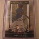 GREG VELOZ 2008 DONRUSS ELITE EX. ED. AUTO RC #D/819 METS