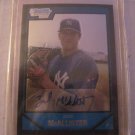 ZACH MCALLISTER 2007 BOWMAN CHROME PROSPECTS AUTO RC YANKEES / INDIANS