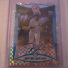 AUSTIN JACKSON 2008 BOWMAN CHROME PROSPECTS XFRACTOR AUTO RC #D/250 YANKEES / TIGERS