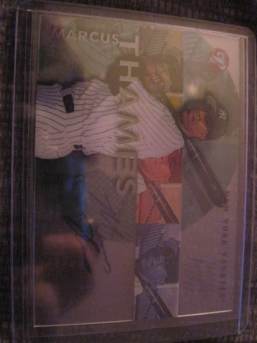 MARCUS THAMES 2002 TOPPS PRISTINE PERSONAL ENDORSEMENTS AUTO RC YANKEES