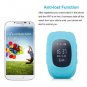 Monitor Children GPS Tracking Device Q50 Smart Watch Safety Tracker Anti-Lost Kids Smart Watch Black