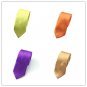Men Tie Wedding Skinny Necktie Narrow Solid Color Polyester Ties Formal Casual Party Necktie 20