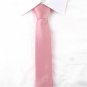 Men Tie Wedding Skinny Necktie Narrow Solid Color Polyester Ties Formal Casual Party Necktie 22