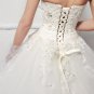 Strapless Sweethart Wedding Dress Princess Crystalstones Bridal Wedding Gown H131145