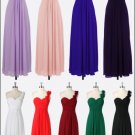 Stock Multi Colors Long Bridesmaid Dress A-line Chiffon Wedding Evening Party Dress MB06 Stock Multi Colors Long Bridesmaid Dress A-line Chiffon Wedding Evening Party Dress MB06