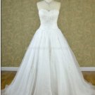 A-line Wedding Dress Princess Lace Appliques Strapless Wedding Ball Gown H13124 A-line Wedding Dress Princess Lace Appliques Strapless Wedding Ball Gown H13124