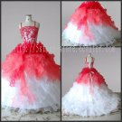 Junior Bridesmaid Dress Custom Multi Orange Girl's Wedding Party Prom Dress Flower Girl Dress