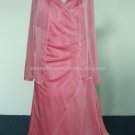 Chiffon Mother of the Bride Dress With Jacket Long Sleeve Appliques Mother of the Bride Dress Mm06