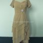 Cap Sleeve Mother of the Bride Dress Short Sleeve Beading Mother of the Bride Dress Mm08