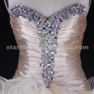 Sweetheart Mini Length Ball Gown Beading Crystal Lace Up Organza Custom Made Cocktail Dresses CL07 Sweetheart Mini Length Ball Gown Beading Crystal Lace Up Organza Custom Made Cocktail Dresses CL07