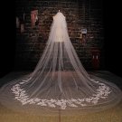 Bridal Wedding Veils Cathedral Cut Tulle 3 Meters Lace Ruffles white ivory Wedding Veil V4 Bridal Wedding Veils Cathedral Cut Tulle 3 Meters Lace Ruffles white ivory Wedding Veil V4