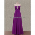 New Bridesmaid Dresses Coral Purple Chiffon A-line Evening Party Formal Dress M179