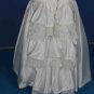 Round Neck Satin Lace Girl's Wedding Party Prom Ball Gown Flower Girl Dress FL15415