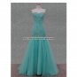 Teal Blue Pink Wedding Dress Mermaid Lace Tulle Long Prom Ball Gowns D1566