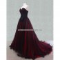 Red Black Muilti Colors Prom Dress Strapless Tulle Prom Ball Gowns Dresses D2015624