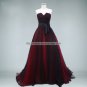 Red Black Muilti Colors Prom Dress Strapless Tulle Prom Ball Gowns Dresses D2015624