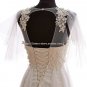 Jewel Bridal Dresses Sleeveless Beaded Wedding Gowns D2015634