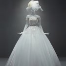 Off-Shouler Ball Gown Bridal Dresses Beaded Sash Lace Wedding Dresses W2015640