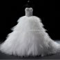 Sweetheart Bridal Gowns Strapless Set Auger Asymmetrical Wedding Dresses D2015643