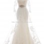 Jewel Dresses Set Auger 34 Sleeves Lace Floor-Length Bridal Dresses Gown D2015647
