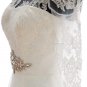 Jewel Dresses Set Auger 34 Sleeves Lace Floor-Length Bridal Dresses Gown D2015647