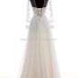 Jewel Bridal Dresses Long Sleeves Beaded Lace A-Line Wedding Gowns D2015648