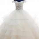 Bateau Bridal Dresses Beaded Pearl Lace Chapel Train Wedding Gowns D2015653 Bateau Bridal Dresses Beaded Pearl Lace Chapel Train Wedding Gowns D2015653