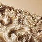High Collar Wedding Formal Dress Beaded Capped Hollow Bridal Gowns D2015660