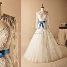 High Neck Bridal Dress Long Lace Sleeves Zipper Ball Gown Dresses D2015666 High Neck Bridal Dress Long Lace Sleeves Zipper Ball Gown Dresses D2015666