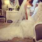 Sweetheart Wedding Dress Strapless Lace Trumpet Mermaid Bridal Dress D2015672