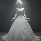 Sweetheart Lace Dress Strapless A-Line Cathedral Train Wedding GownS D2015698