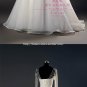 Scoop A-Line Wedding Dress Poet 1/2 Sleeves Flower Floor-Length Bridal Dress D2015703