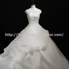 High Bridal Gowns Sleeveless Dress Lace Multilayer A-Line Wedding Dresses D2015715 High Bridal Gowns Sleeveless Dress Lace Multilayer A-Line Wedding Dresses D2015715