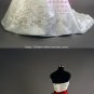 Red Belt Wedding Dress Strapless Dress Embroidery A-Line Brial Gowns D2015727
