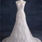 Mermaid Wedding Dresses With Jacket Beaded Lace Vintage Wedding Dress D2015786
