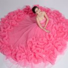 Luxury Princess Long Train Bridal Gown Crystal Ball Gown Bridal Wedding Dresses D2015787